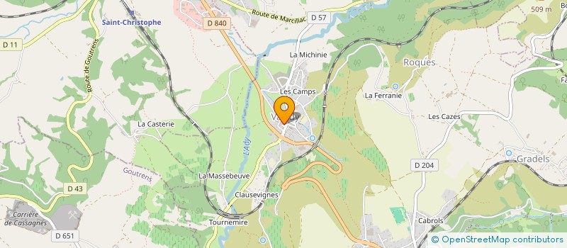 localisation de l'entreprise MONSIEUR JEAN BIREBENT à VALADY