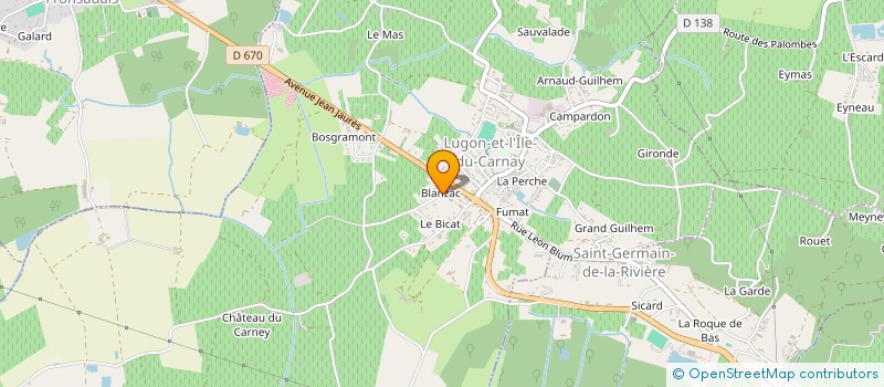 localisation de l'entreprise MONSIEUR JEAN BIRON à LUGON-ET-L'ILE-DU-CARNAY