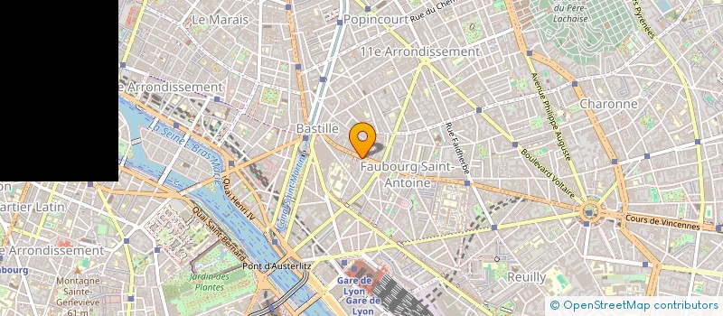 localisation de l'entreprise MONSIEUR JEAN BISANI  PARIS 12