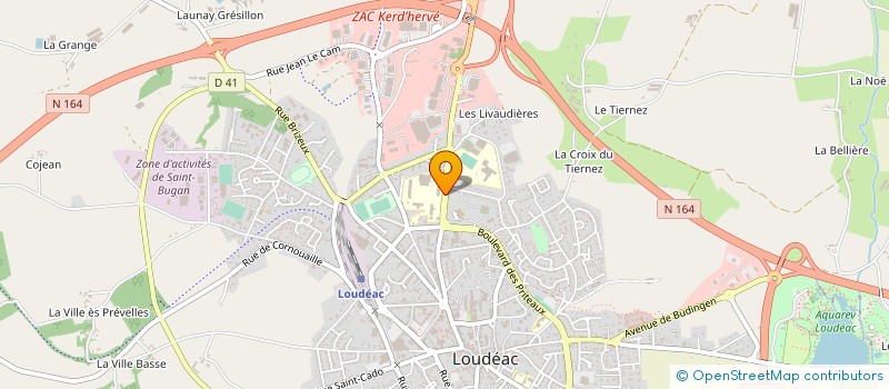 localisation de l'entreprise MONSIEUR JEAN BISSCHOP à LOUDEAC