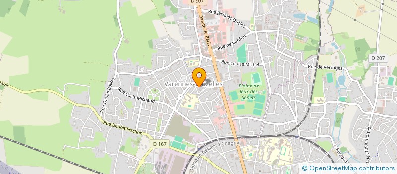 localisation de l'entreprise MONSIEUR JEAN BISSONNET à VARENNES-VAUZELLES