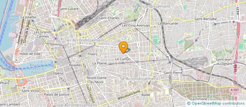 localisation de l'entreprise MONSIEUR JEAN BISTAGNE à MARSEILLE