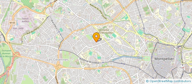localisation de l'entreprise MONSIEUR JEAN BLAIN à MONTPELLIER