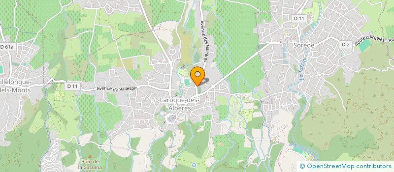 localisation de l'entreprise MONSIEUR JEAN-BLAISE PELLEFIGUE  LAROQUE-DES-ALBERES