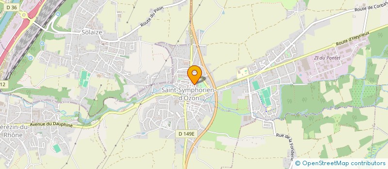 localisation de l'entreprise MONSIEUR JEAN-BLAISE WARGNIER  SAINT-SYMPHORIEN-D'OZON