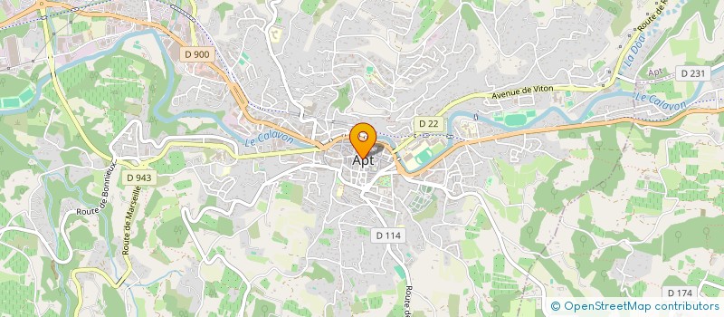 localisation de l'entreprise MONSIEUR JEAN BLANC à APT