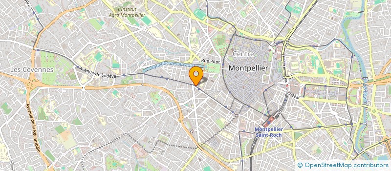 localisation de l'entreprise MONSIEUR JEAN BLANC à MONTPELLIER