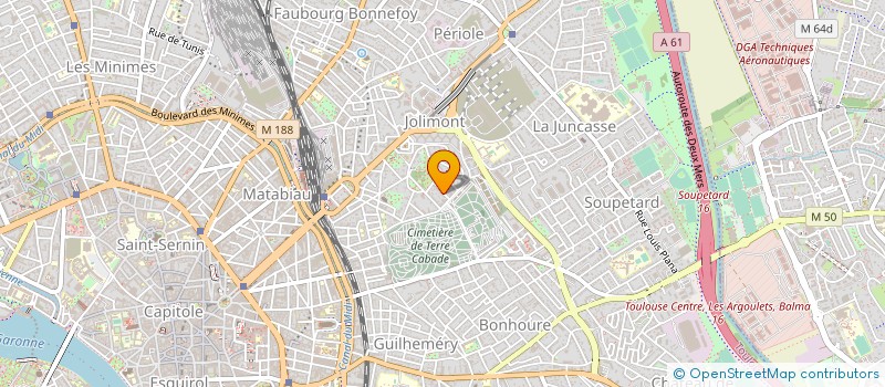 localisation de l'entreprise MONSIEUR JEAN BLANC à TOULOUSE