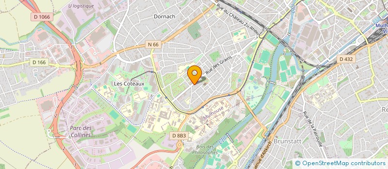 localisation de l'entreprise MONSIEUR JEAN BLANC-LEVET à MULHOUSE