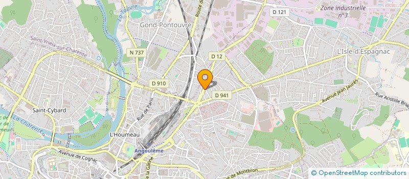 localisation de l'entreprise MONSIEUR JEAN BLANCA à ANGOULEME