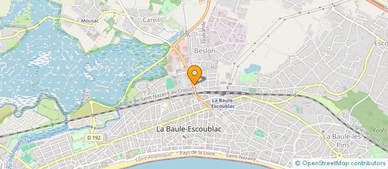 localisation de l'entreprise MONSIEUR JEAN BLANCHARD à LA BAULE-ESCOUBLAC