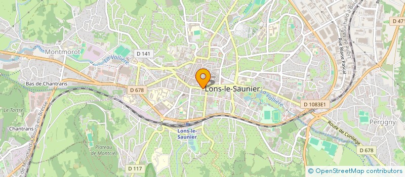 localisation de l'entreprise MONSIEUR JEAN BLANCHARD  LONS-LE-SAUNIER