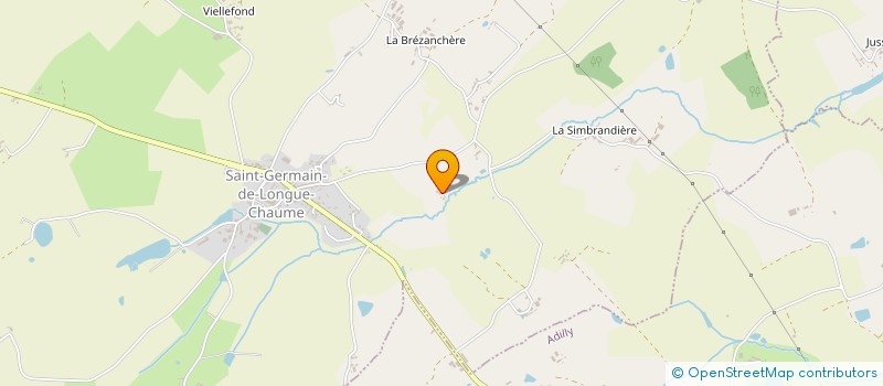 localisation de l'entreprise MONSIEUR JEAN BLANCHARD  ST GERMAIN DE LONGUE CHAUME