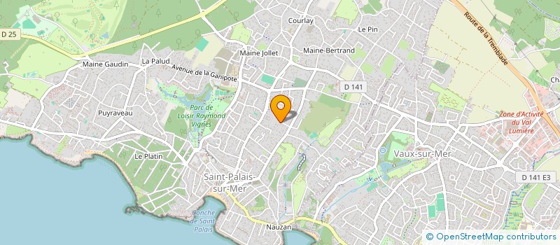 localisation de l'entreprise MONSIEUR JEAN BLANCHET  SAINT-PALAIS-SUR-MER