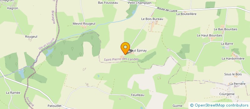 localisation de l'entreprise MONSIEUR JEAN BLANCHET  SAINT-PIERRE-DES-LANDES