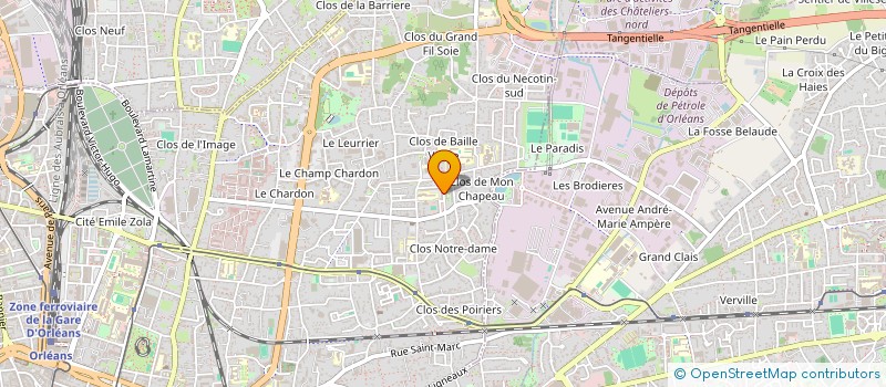 localisation de l'entreprise MONSIEUR JEAN BLANCHON à ORLEANS