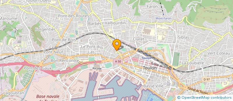 localisation de l'entreprise MONSIEUR JEAN BLANQUART  TOULON