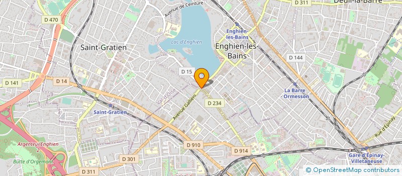 localisation de l'entreprise MONSIEUR JEAN BLANQUET  ENGHIEN-LES-BAINS