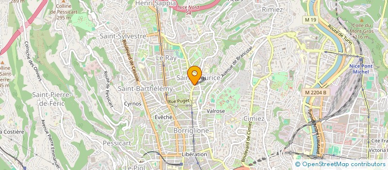 localisation de l'entreprise MONSIEUR JEAN BLASI à NICE