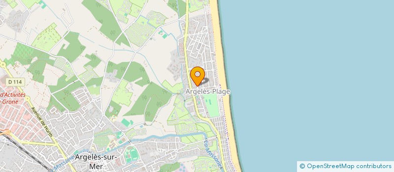 localisation de l'entreprise MONSIEUR JEAN BLASY  ARGELES-SUR-MER