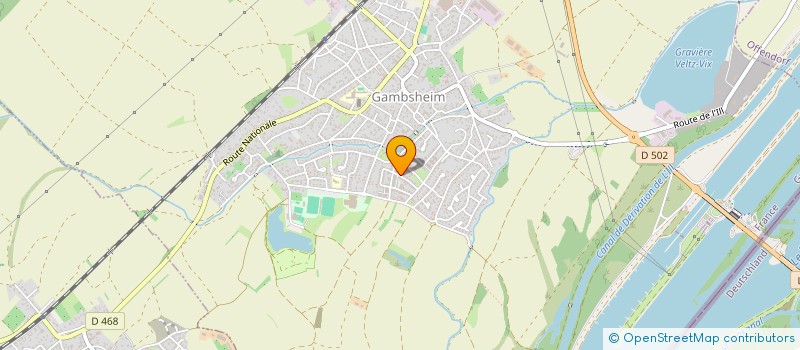 localisation de l'entreprise MONSIEUR JEAN BLATZ  GAMBSHEIM