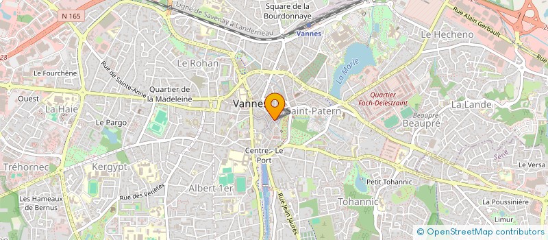 localisation de l'entreprise MONSIEUR JEAN BLAVET à VANNES