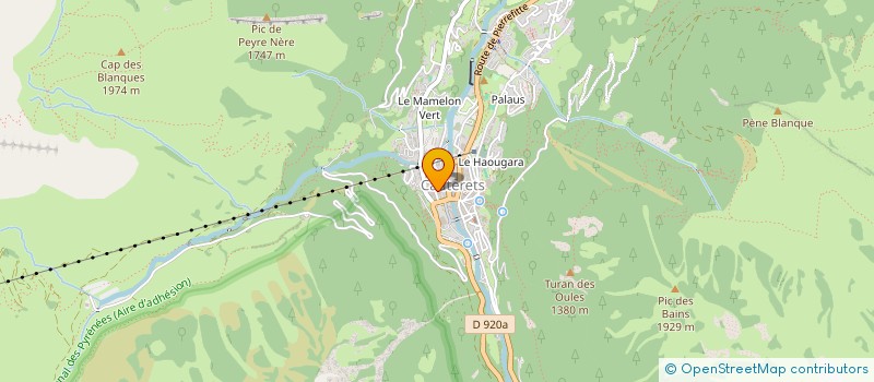 localisation de l'entreprise MONSIEUR JEAN BLAYE FELICE  CAUTERETS