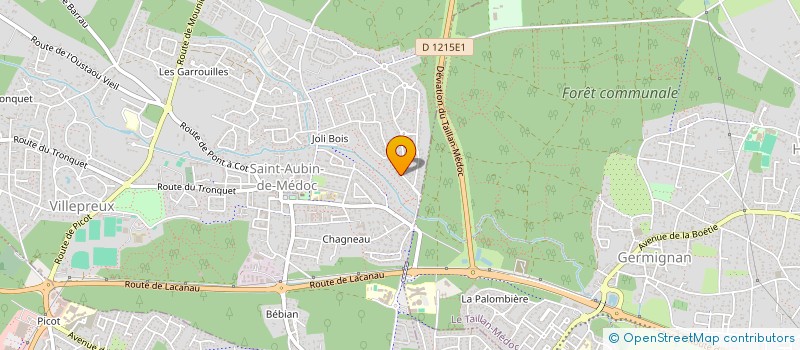 localisation de l'entreprise MONSIEUR JEAN BLAZQUEZ  SAINT-AUBIN-DE-MEDOC