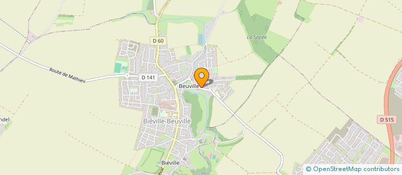 localisation de l'entreprise MONSIEUR JEAN BLEAS  BIEVILLE BEUVILLE