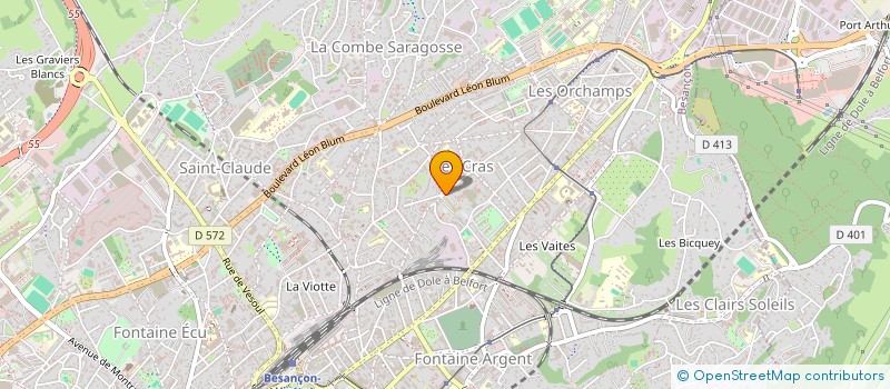 localisation de l'entreprise MONSIEUR JEAN BLI-BI  BESANCON