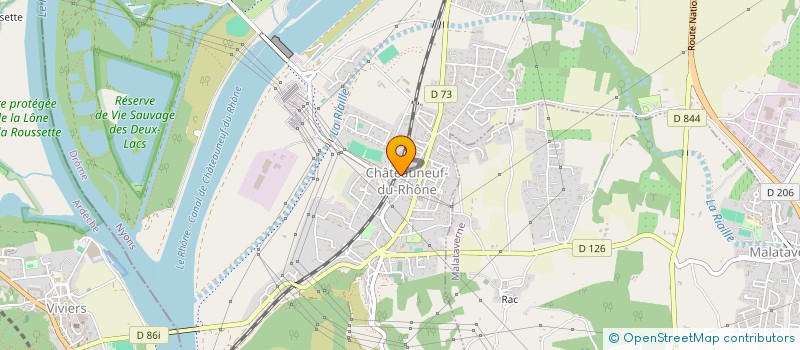 localisation de l'entreprise MONSIEUR JEAN BLIN  CHATEAUNEUF-DU-RHONE