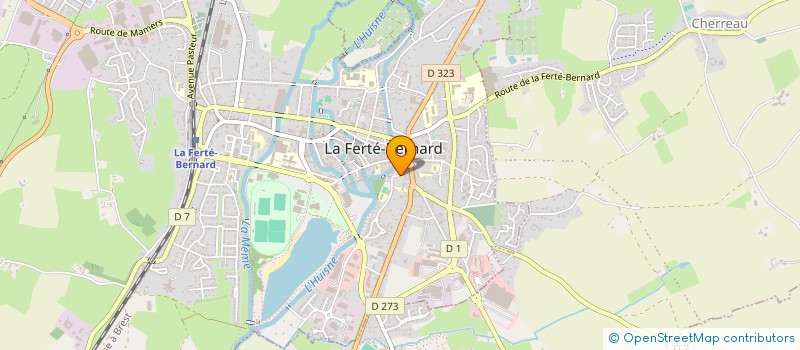 localisation de l'entreprise MONSIEUR JEAN BLOC  LA FERTE-BERNARD