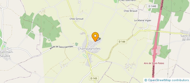 localisation de l'entreprise MONSIEUR JEAN BLOND  CHAMPAGNOLLES