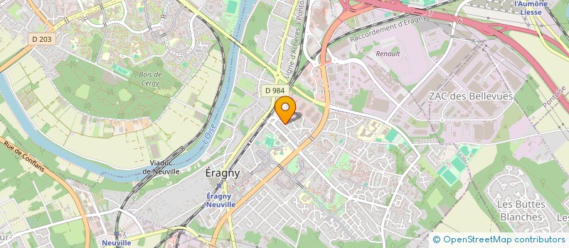 localisation de l'entreprise MONSIEUR JEAN BLONDEAU à ERAGNY