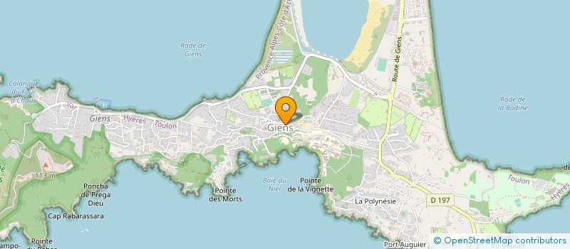 localisation de l'entreprise MONSIEUR JEAN BLONDEL  HYERES