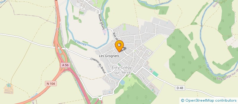 localisation de l'entreprise MONSIEUR JEAN BLONDIN à EVRY-GREGY-SUR-YERRE