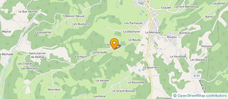 localisation de l'entreprise MONSIEUR JEAN BLONDY à ROUFFIGNAC ST CERNIN DE R