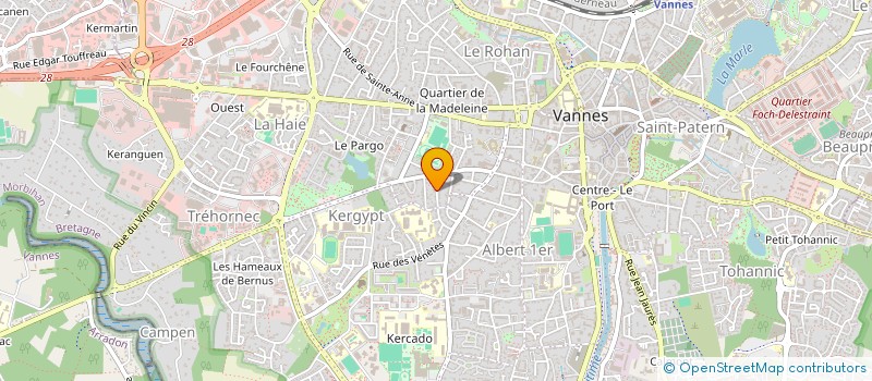localisation de l'entreprise MONSIEUR JEAN BLOT à VANNES