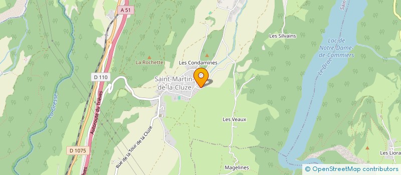 localisation de l'entreprise MONSIEUR JEAN BLUET  SAINT-MARTIN-DE-LA-CLUZE