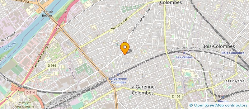 localisation de l'entreprise MONSIEUR JEAN BLUM à COLOMBES