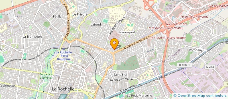 localisation de l'entreprise MONSIEUR JEAN BLUM  LA ROCHELLE