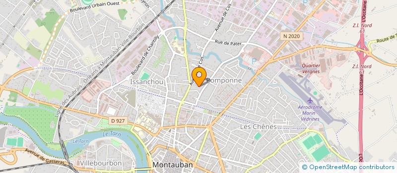 localisation de l'entreprise MONSIEUR JEAN BLUZE  MONTAUBAN