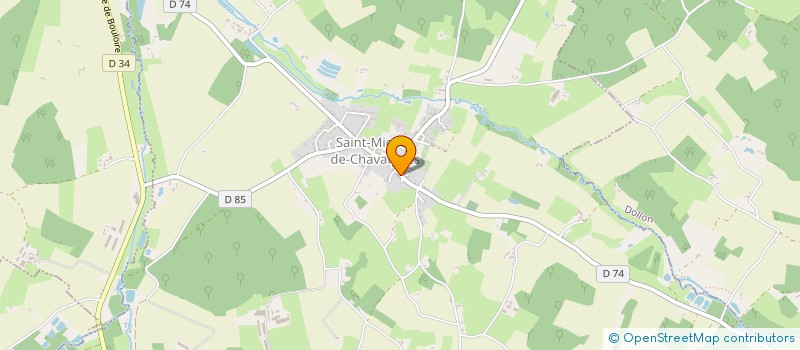 localisation de l'entreprise MONSIEUR JEAN BOBET  SAINT-MICHEL-DE-CHAVAIGNES