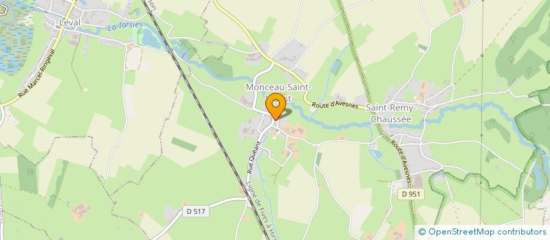 localisation de l'entreprise MONSIEUR JEAN BOCQUET  SAINT-REMY-CHAUSSEE