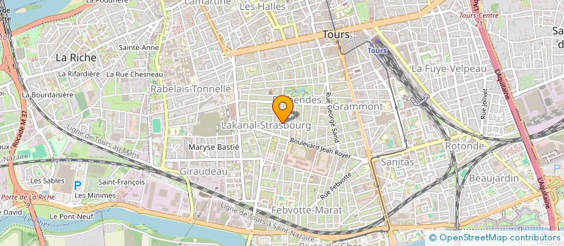 localisation de l'entreprise MONSIEUR JEAN BODEAU  TOURS