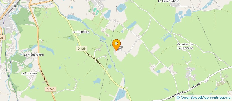 localisation de l'entreprise MONSIEUR JEAN BODET  SAINT-AUBIN-DU-PLAIN