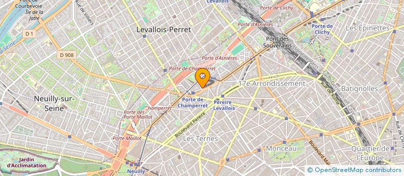 localisation de l'entreprise MONSIEUR JEAN BODET  PARIS