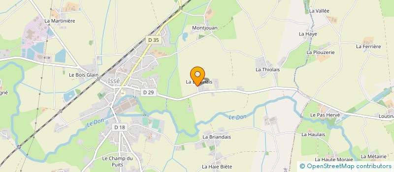 localisation de l'entreprise MONSIEUR JEAN BODIER  ISSE