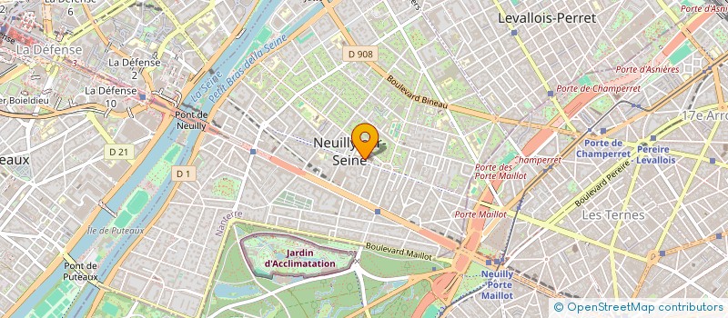 localisation de l'entreprise MONSIEUR JEAN BODVING à NEUILLY-SUR-SEINE
