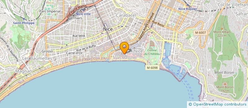 localisation de l'entreprise MONSIEUR JEAN BOGROS à NICE